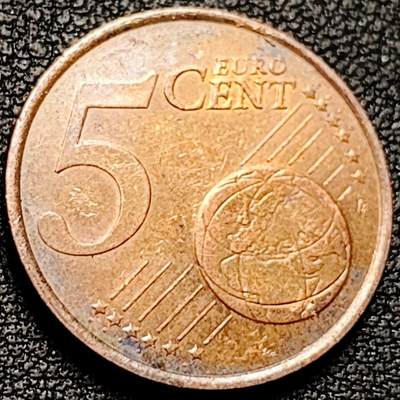 泉币菌-第206场-拍品多 请提前出价 1999年 法国5欧分硬币 玛丽安娜21MM 