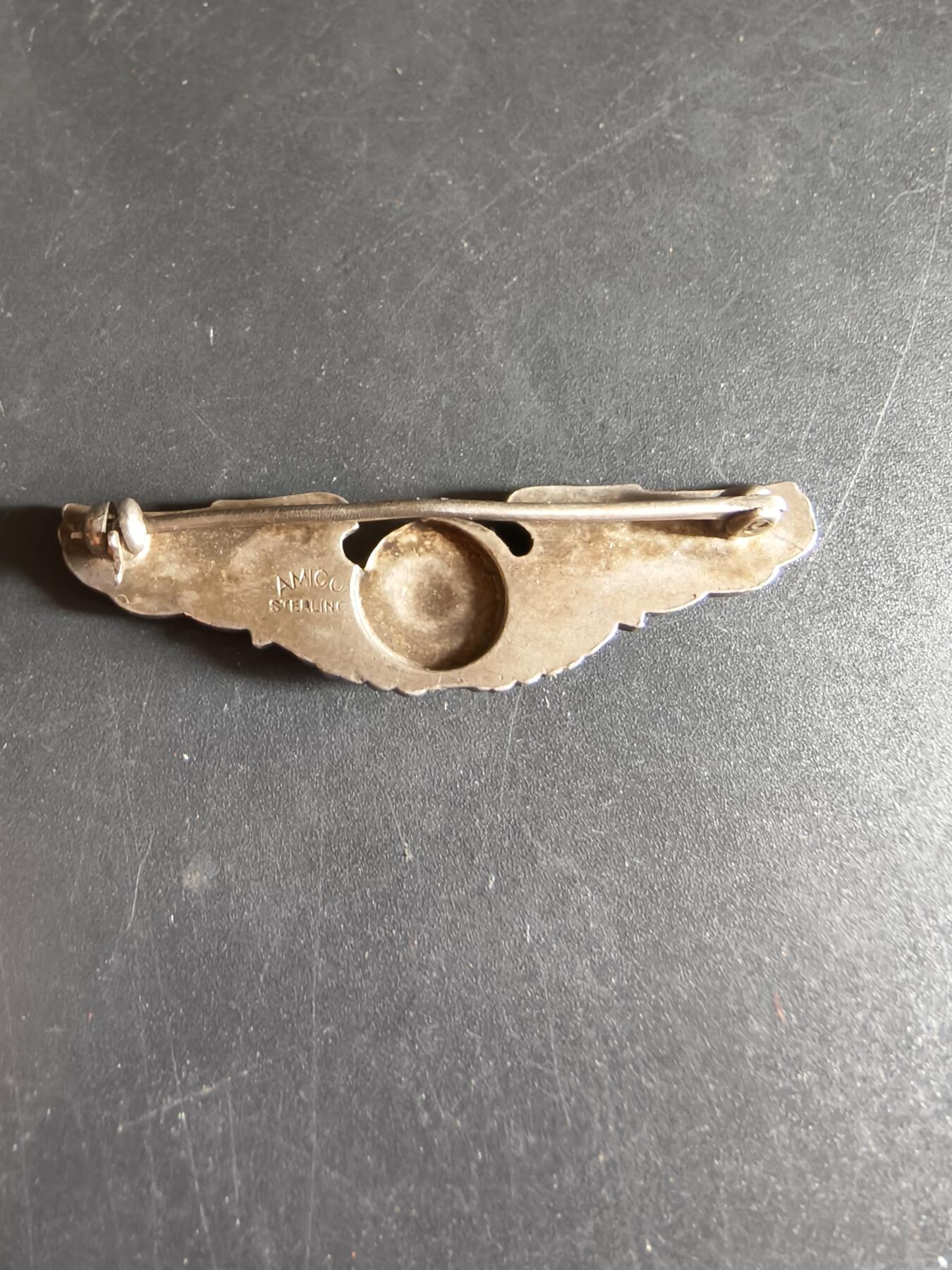 老王徽章第186期 美国二战陆军航空兵地勤人员技能章    2英寸   925银    8g    Amico造