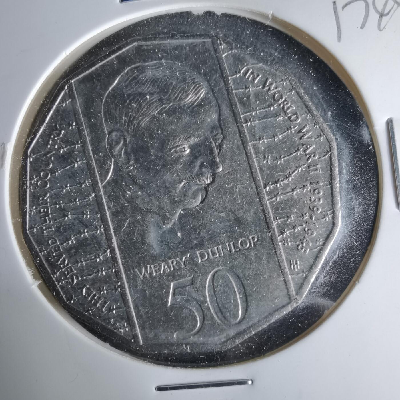 沼泽如烟--第1017场 澳大利亚1995年50分纪念币