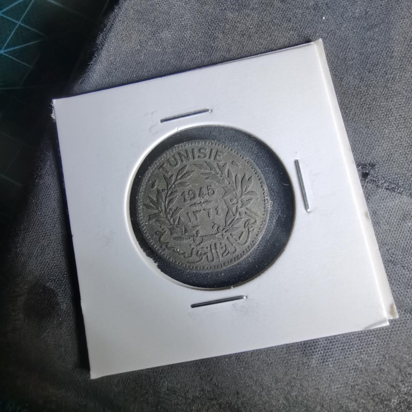 沼泽如烟--第1017场 突尼斯1945年1法郎