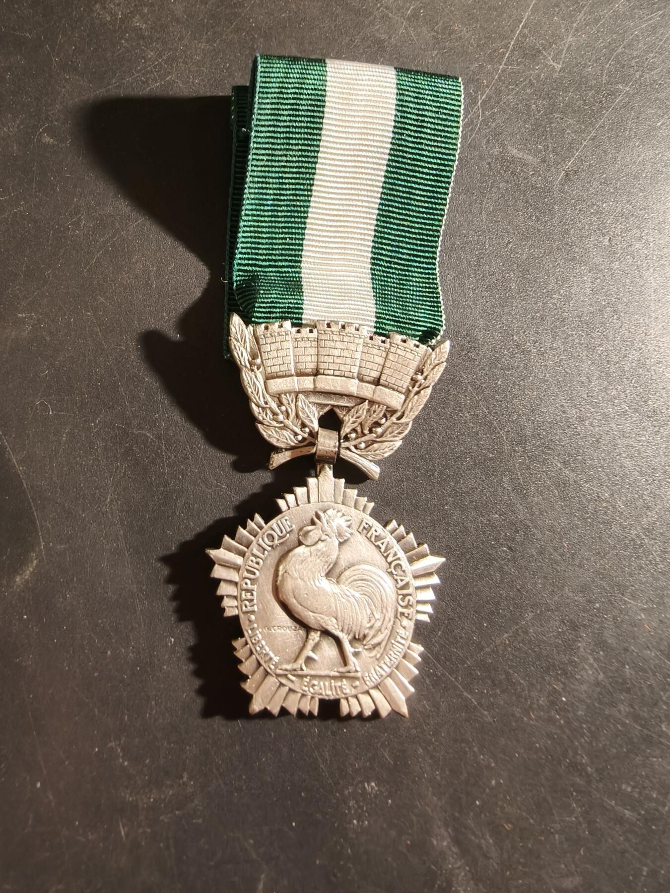 老王徽章第186期 法国银级地方嘉奖奖章