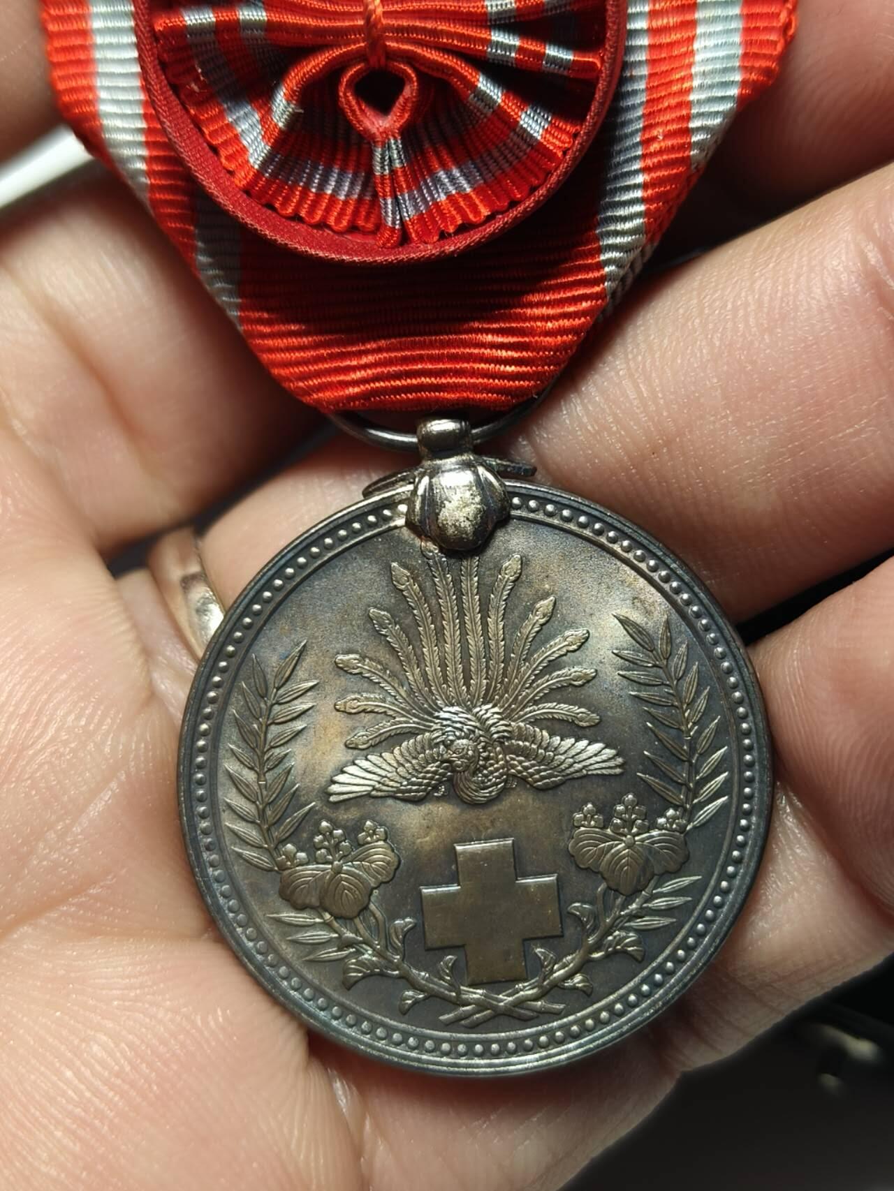 日本明治赤十字特级社员银章
