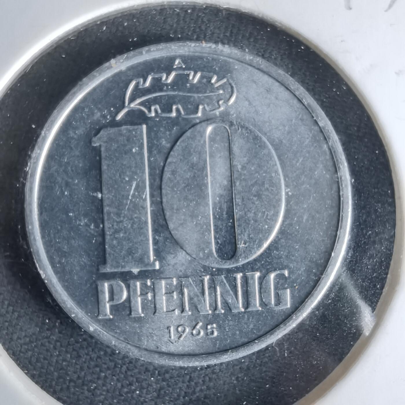 沼泽如烟--第1017场 东德1965年10芬尼