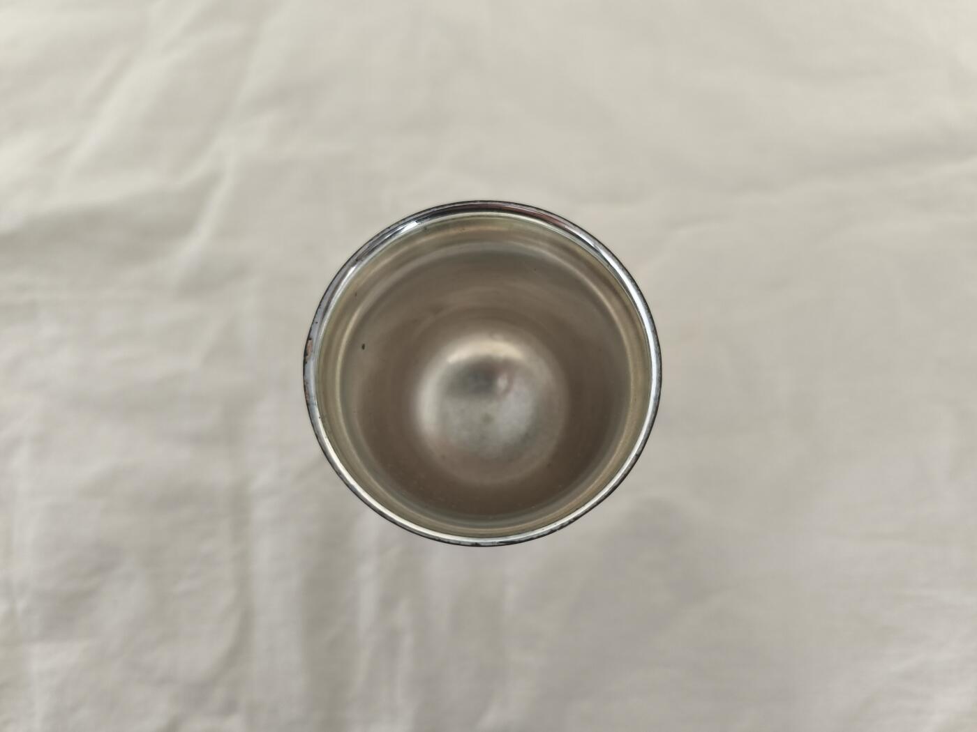 海外回流精品专场3.13 日本回流葡萄图案镀银酒杯一只