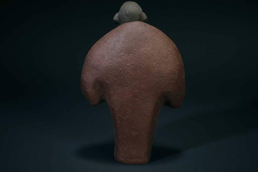 上海都达杂项专场五十六【全场包邮】  紫砂相声演员马三立摆件92-47