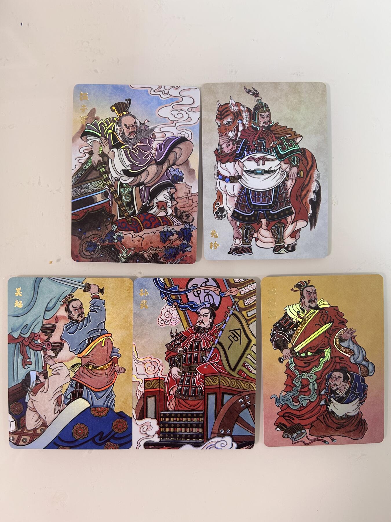 卡牌限时031期专场（21号晚21点截拍） 超吉梦 天命封神第一弹 春秋名将 彩闪工艺5张