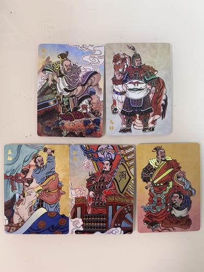 卡牌限时031期专场（21号晚21点截拍） - 超吉梦 天命封神第一弹 春秋名将 彩闪工艺5张