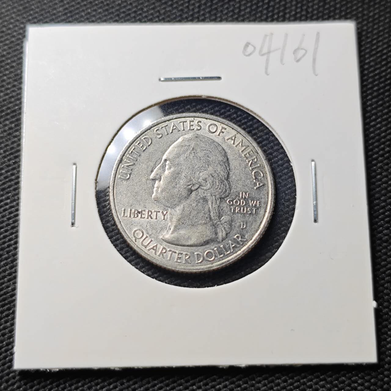 KK钱币收藏小铺   第404期 2月预留时间 周末发货  2019美国25分纪念币