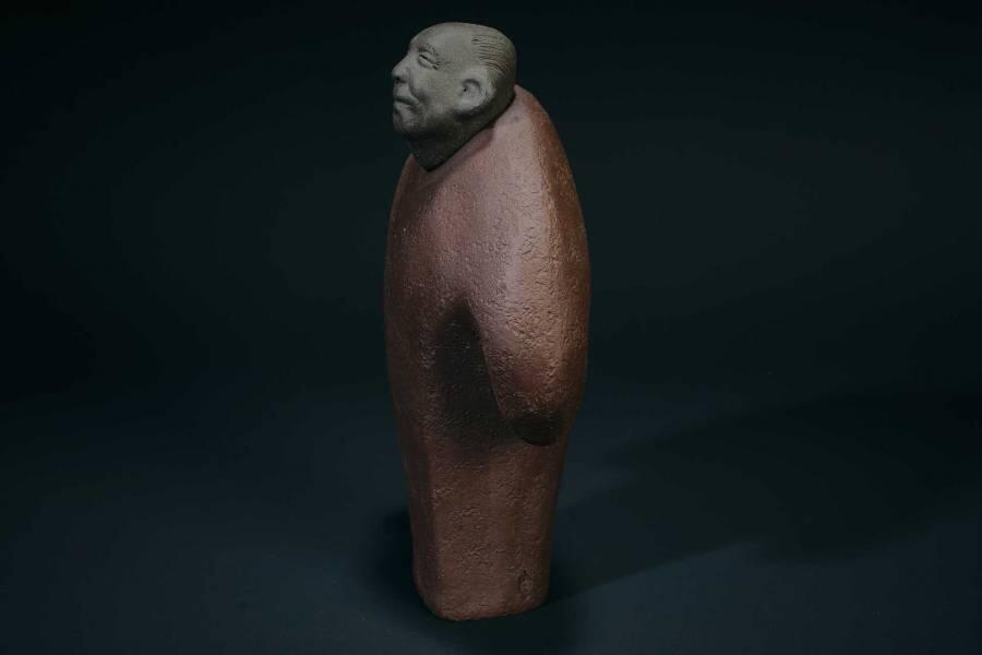 上海都达杂项专场五十六【全场包邮】  紫砂相声演员马三立摆件92-47