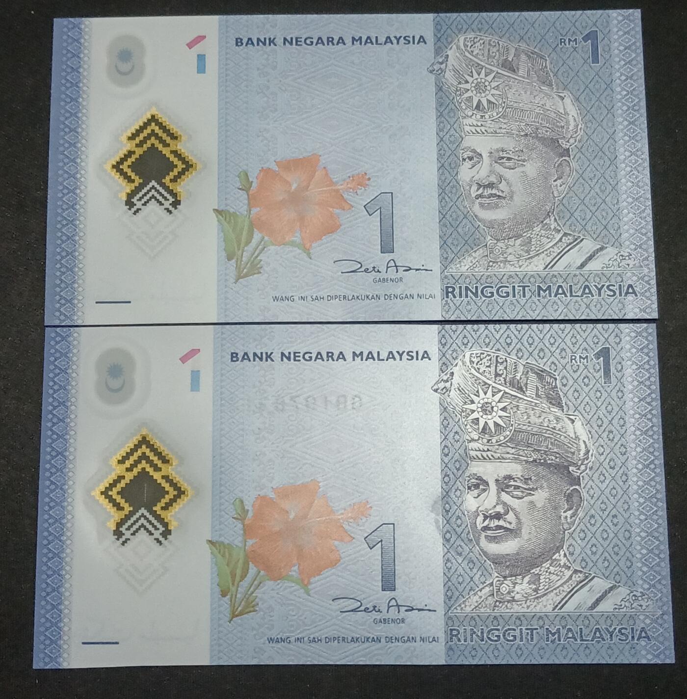 【游宝拍卖】丙午马年第10期 马来西亚-1林吉特【塑钞版 全新UNC】