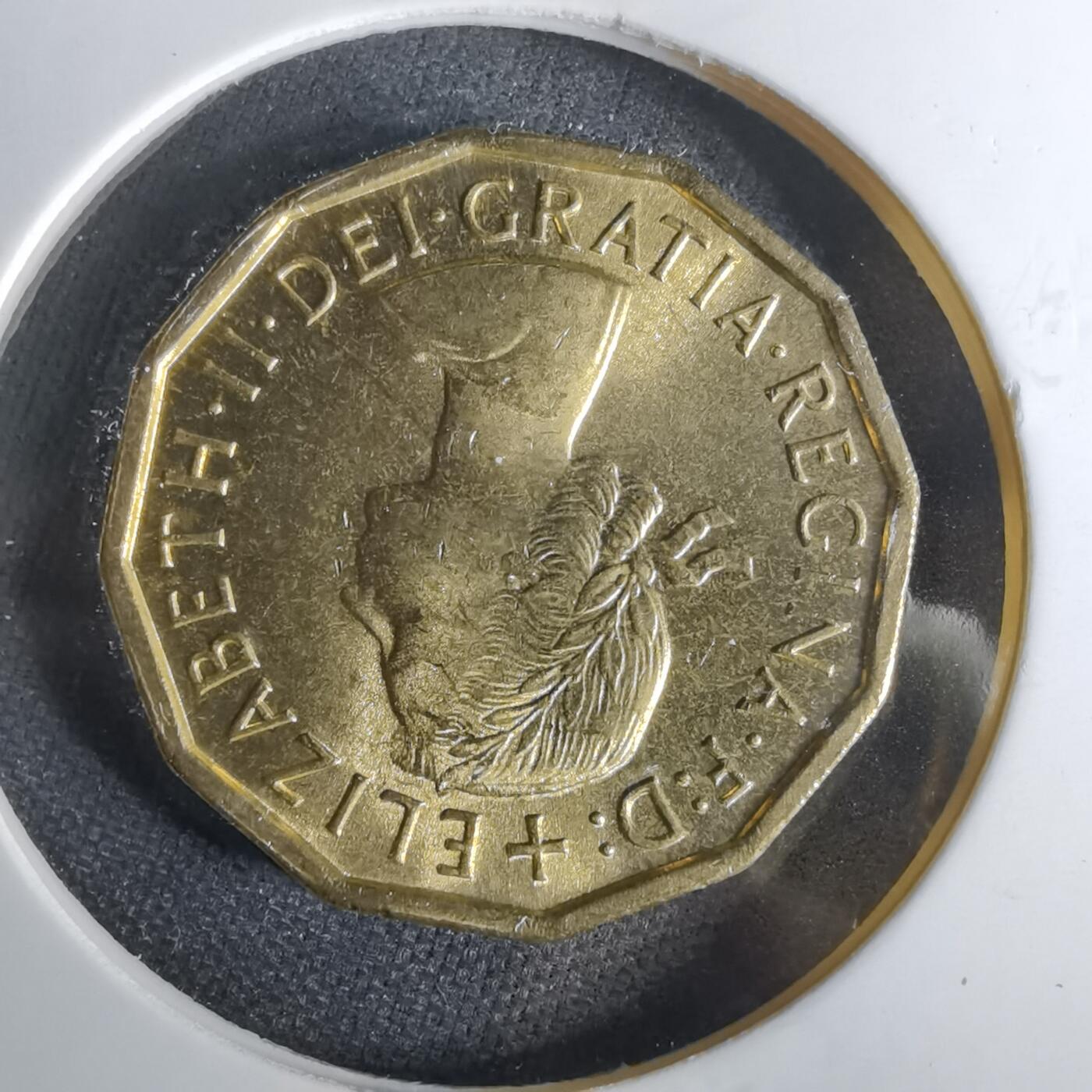 沼泽如烟--第1017场 英国1965年3便士