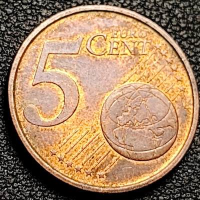 泉币菌-第206场-拍品多 请提前出价 意大利2002年5欧分硬币 罗马竞技场 21.25mm