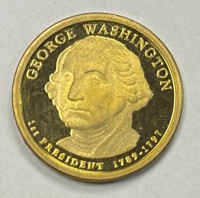 S&S Numismatic世界钱币-拍卖 第122期  - 获奖币*美国2007年 第1任总统乔治.华盛顿 1美元精制纪念币