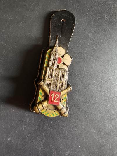 老王徽章第186期 - 法国陆军第12炮兵团证章