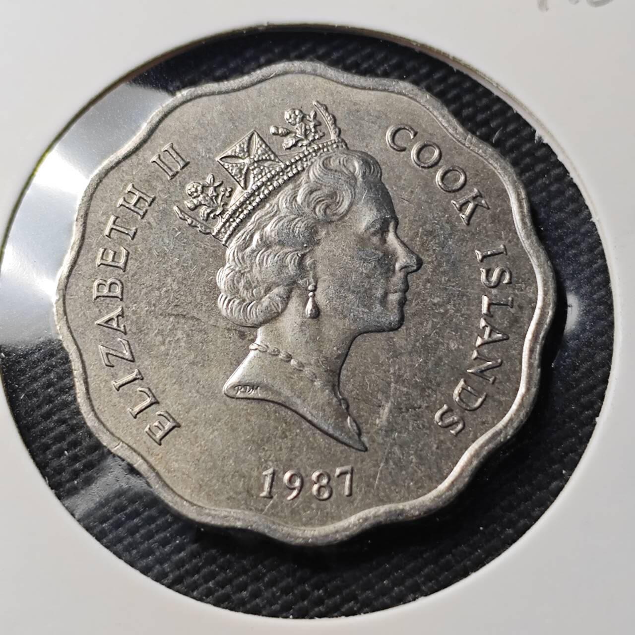 KK钱币收藏小铺   第404期 2月预留时间 周末发货 1987 库克1元