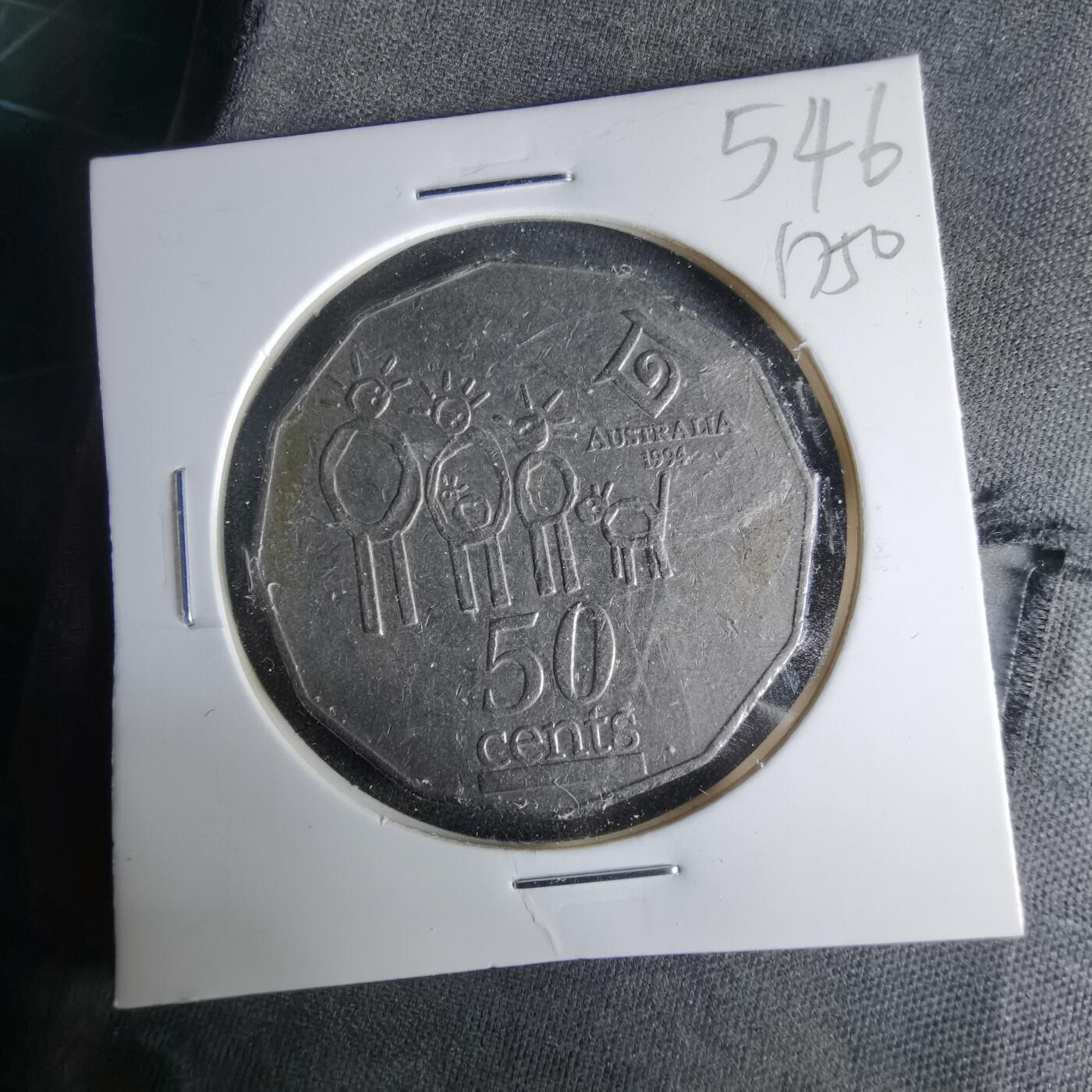 沼泽如烟--第1017场 澳大利亚1994年50分纪念币
