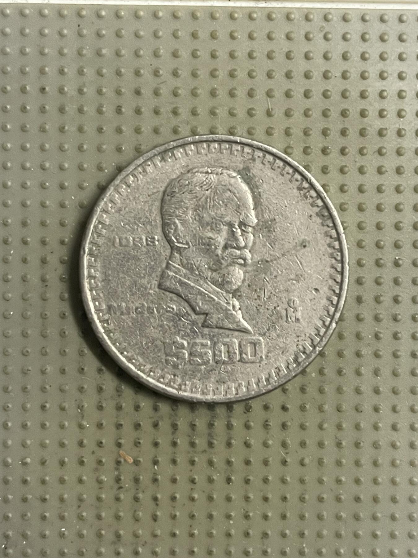 2026年第32场各国散币拍卖（总第182场） 墨西哥1988年500比索