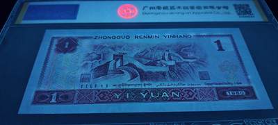 印刷错币801ZJ中国龙霸王花补号标十