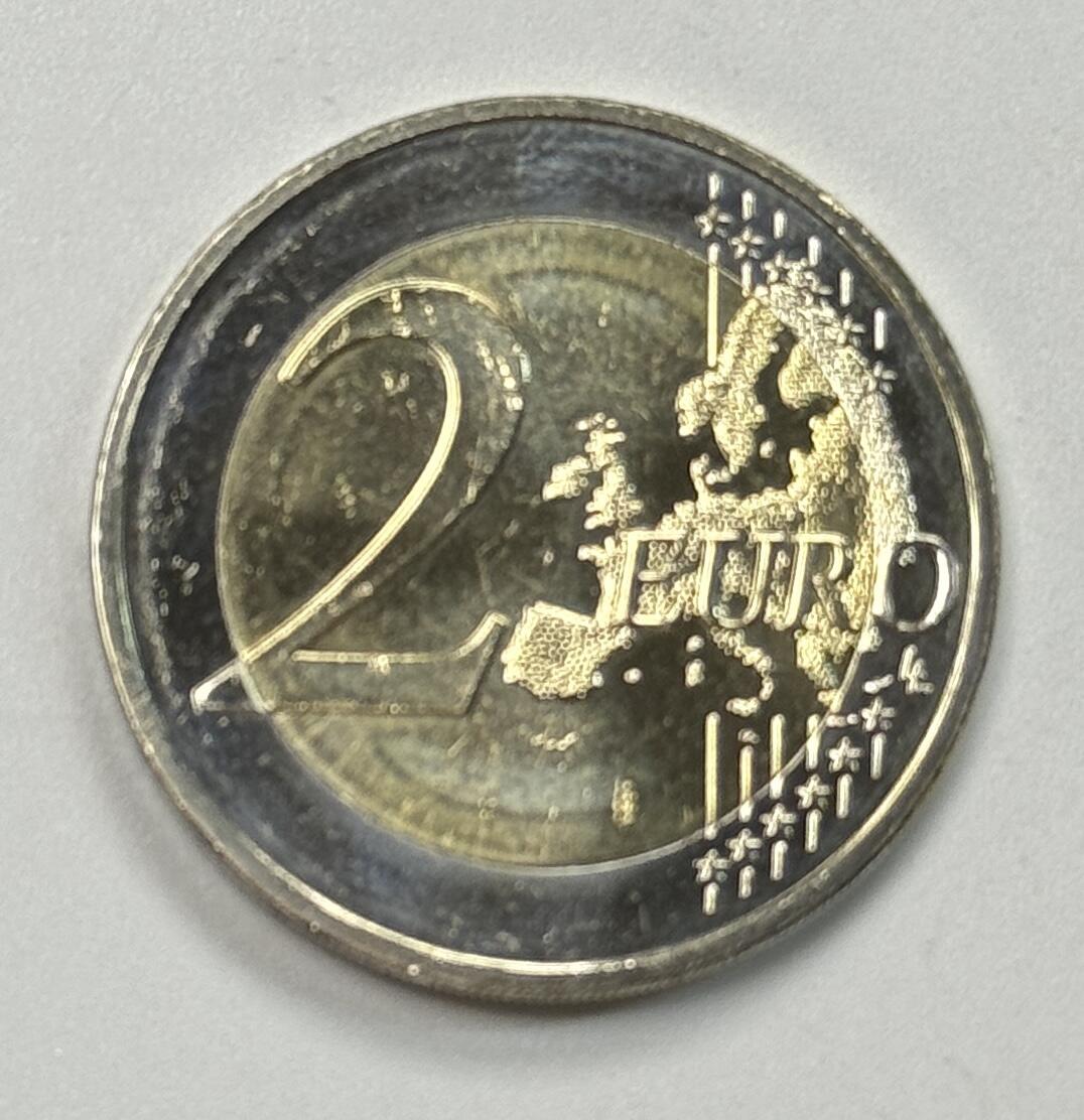 S&S Numismatic世界钱币-拍卖 第122期  拉脱维亚2021年 建国100周年 2欧元双色纪念币