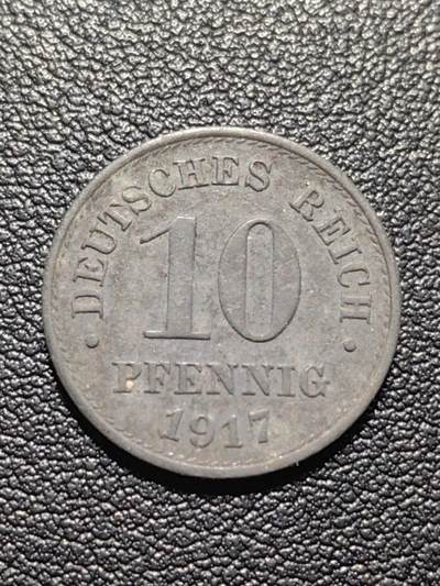 靖甫拍卖第六场 - 帝德10芬尼 1917末年