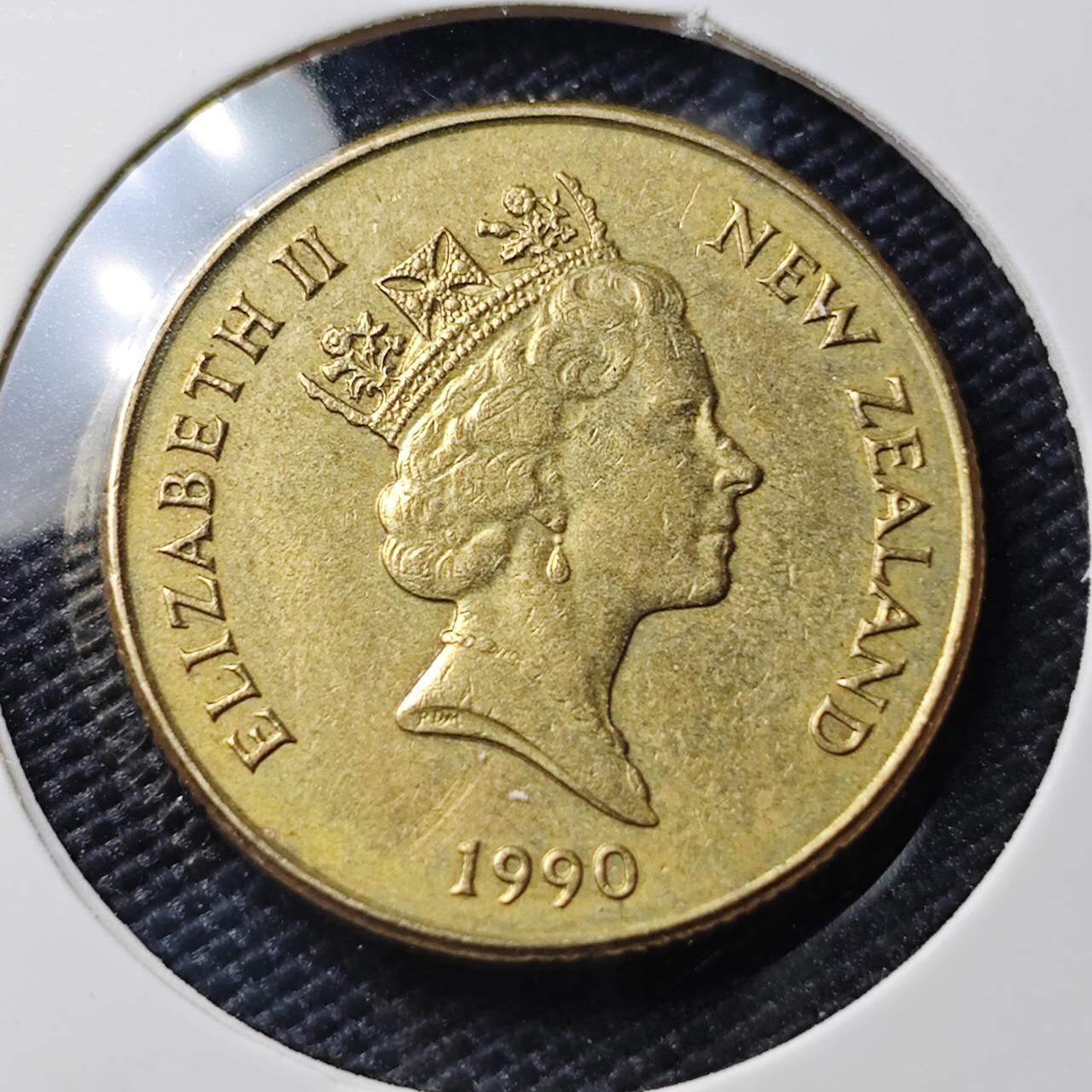 KK钱币收藏小铺   第404期 2月预留时间 周末发货  新西兰1元