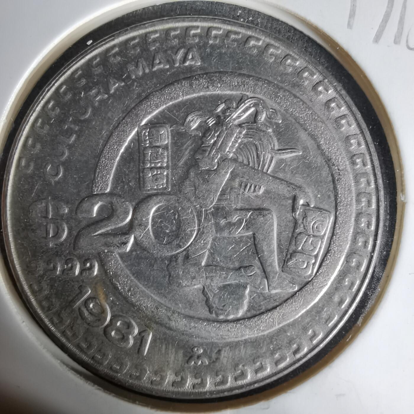 沼泽如烟--第1017场 墨西哥1981年20比索