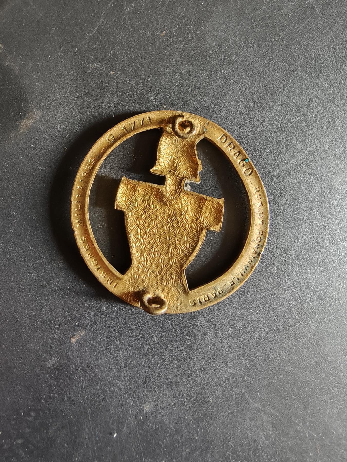 老王徽章第186期 法国工兵贝雷帽徽