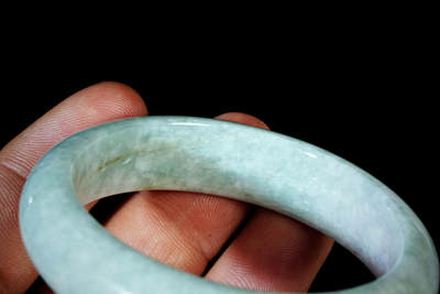 上海都达杂项专场90【全场包邮】  天然冰糯种翡翠手镯92-17