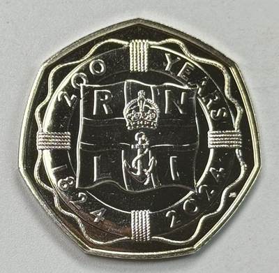 S&S Numismatic世界钱币-拍卖 第122期  - 英国2024年 英国皇家国家救生艇协会成立200周年 50便士纪念币 BU