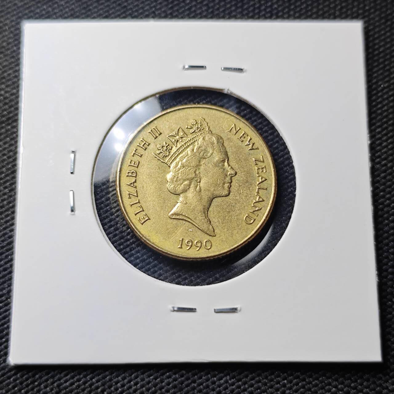 KK钱币收藏小铺   第404期 2月预留时间 周末发货  新西兰1元