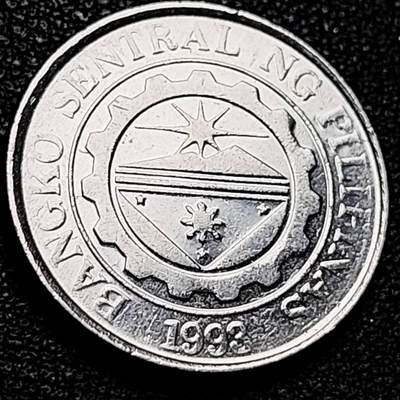 泉币菌-第206场-拍品多 请提前出价 原光 菲律宾1比索硬币 国父埃米利奥总统  24mm 纪念币铜钱 