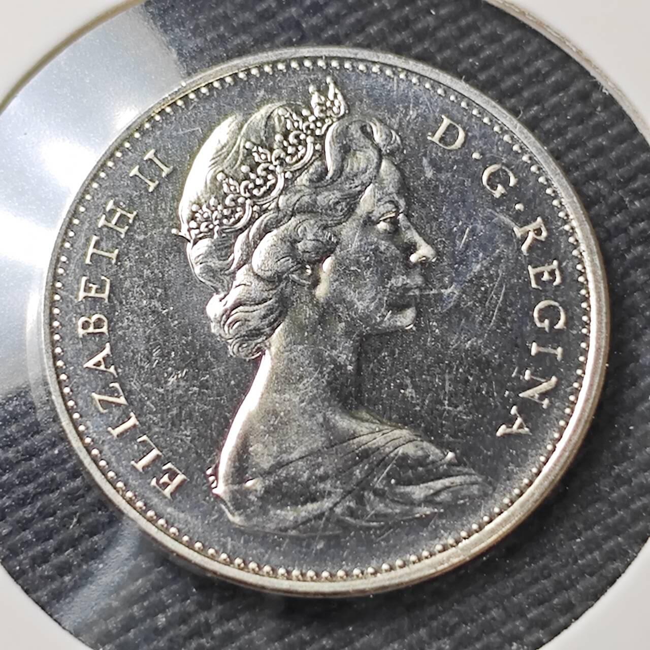 KK钱币收藏小铺   第405期 2月预留时间 周末发货 1970加拿大5分 