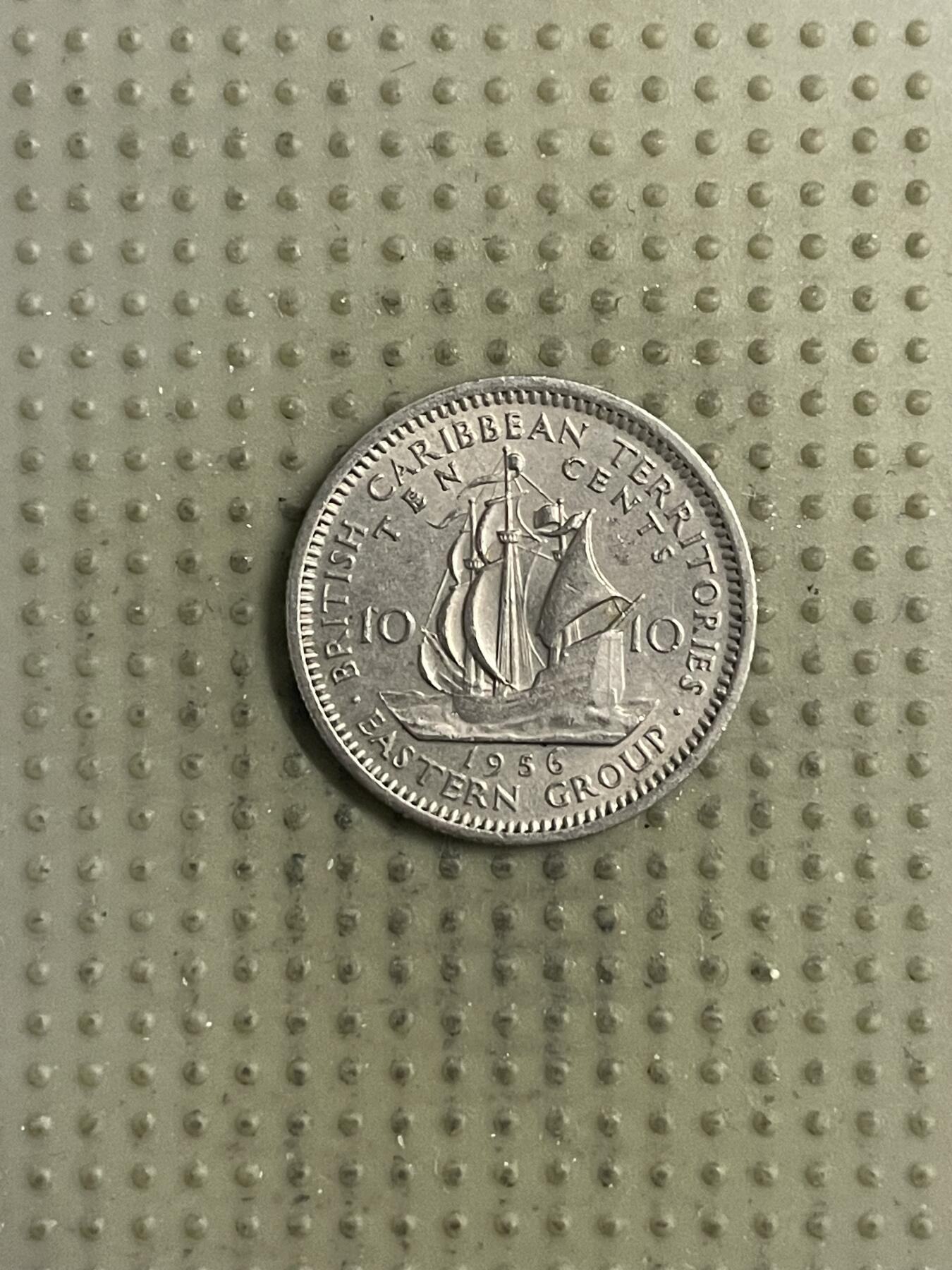 2026年第32场各国散币拍卖（总第182场） 东加勒比1956年10分