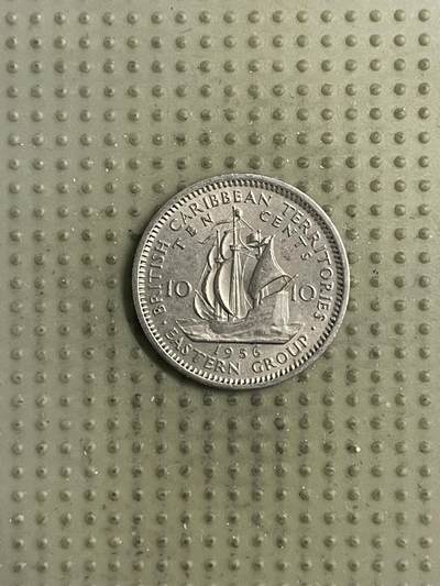 2026年第32场各国散币拍卖（总第182场） - 东加勒比1956年10分