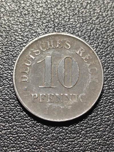 靖甫拍卖第六场 - 帝德10芬尼 1917末年