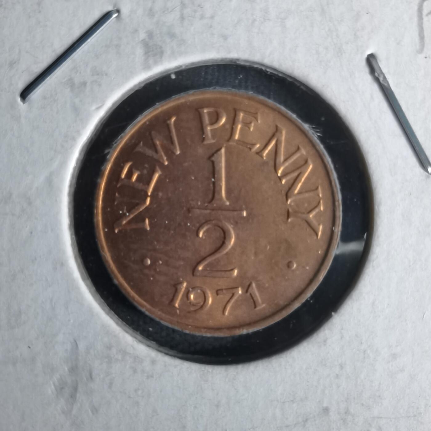 沼泽如烟--第1017场 根西1971年半便士