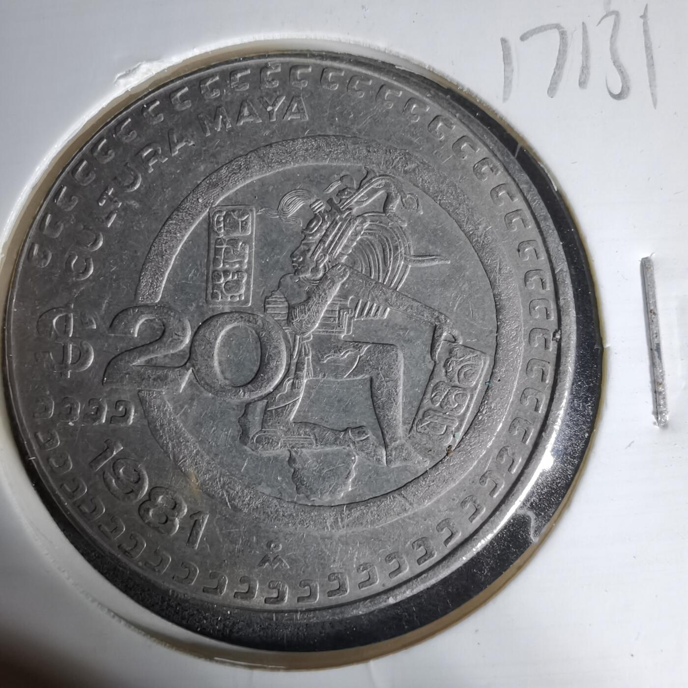 沼泽如烟--第1017场 墨西哥1981年20比索