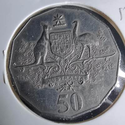 沼泽如烟--第1017场 - 澳大利亚2001年50分纪念币