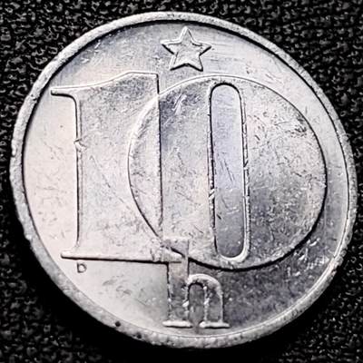 泉币菌-第206场-拍品多 请提前出价 - 原光极美 捷克斯洛伐克1989年 10赫勒铝制币 18.2毫米 0.9克