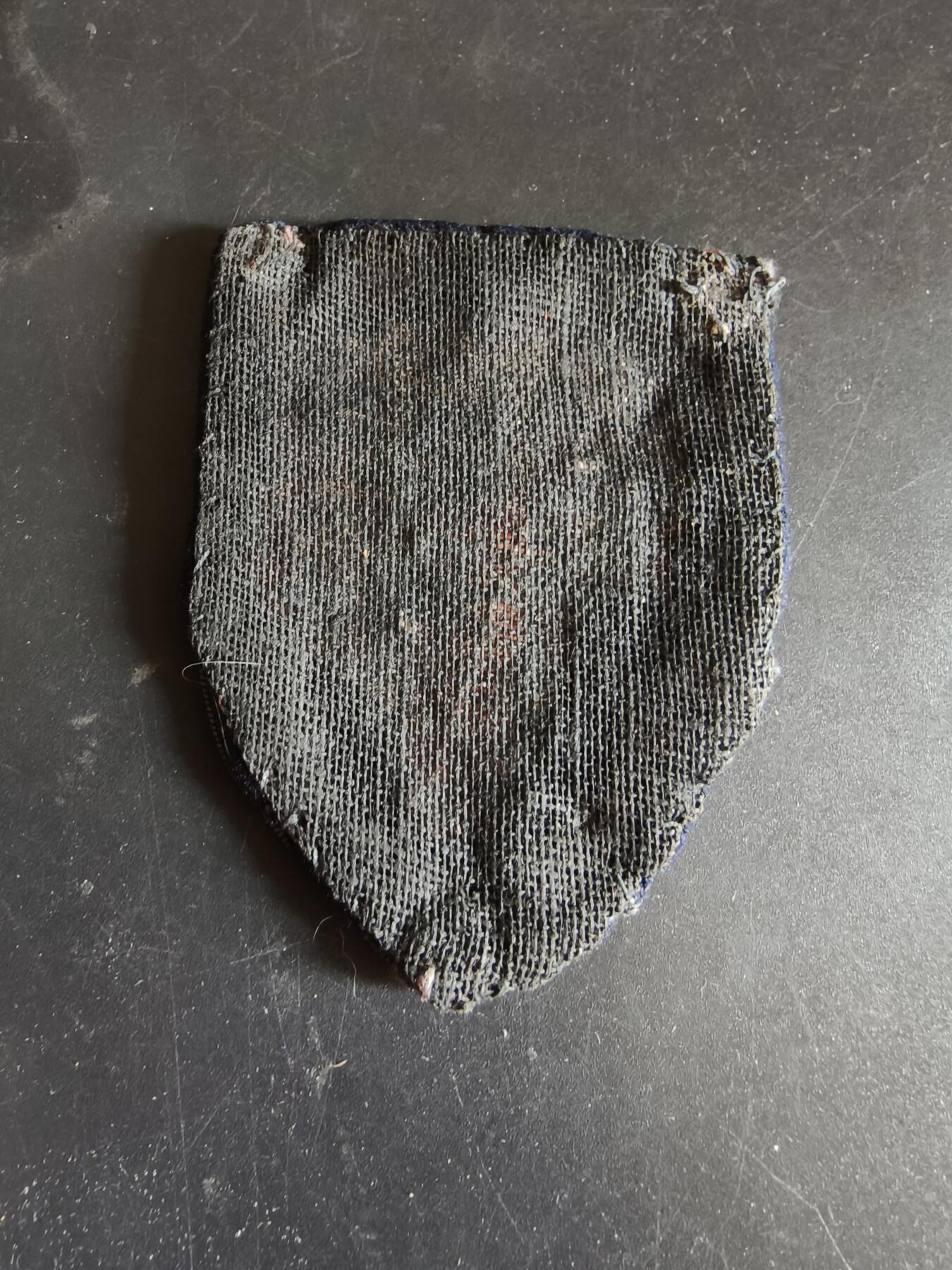 老王徽章第186期 美国二战中缅印战区臂章   军官金属丝刺绣版