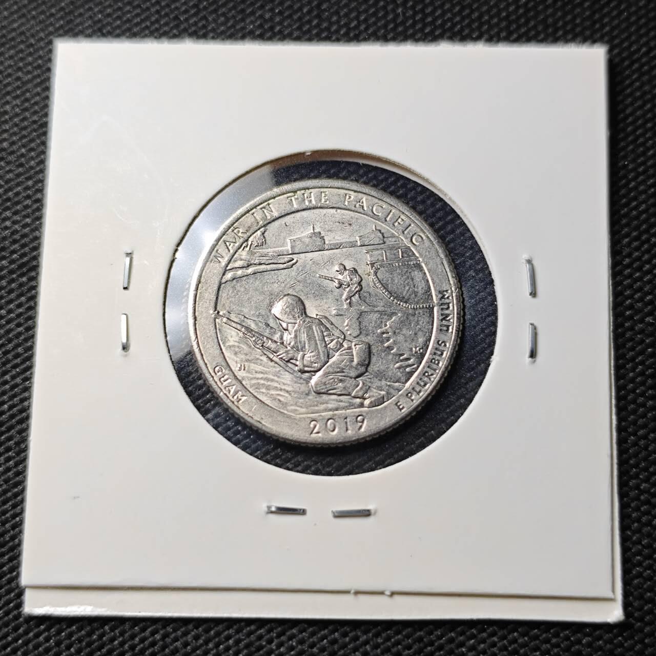 KK钱币收藏小铺   第404期 2月预留时间 周末发货  2019美国25分纪念币