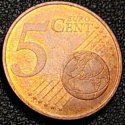 泉币菌-第206场-拍品多 请提前出价 西班牙2017年5欧分硬币 圣地亚哥大教堂  21.25mm