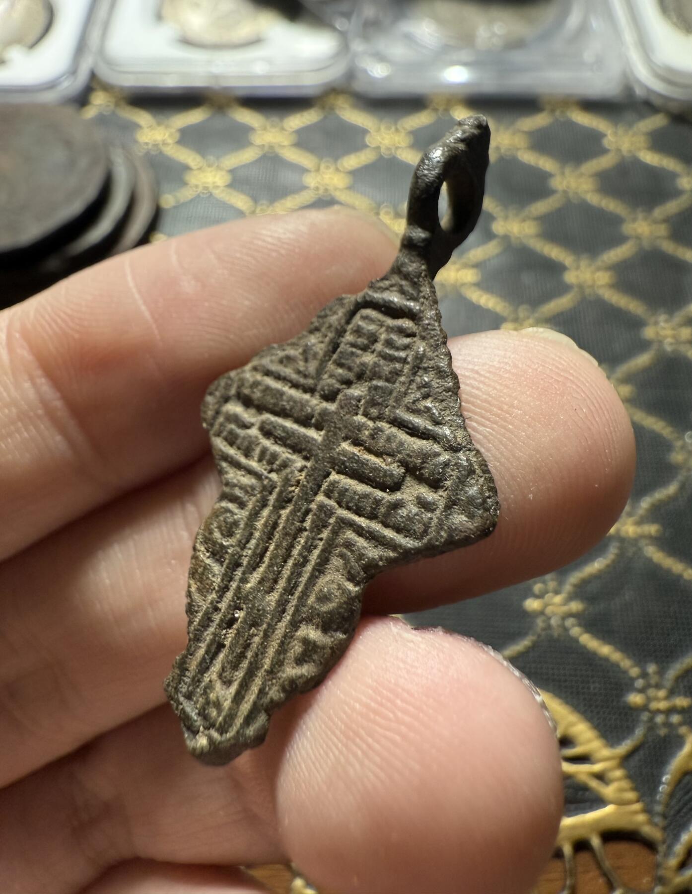 南宋泉阁俄币 外币 国币 专场第二十二期 【送拍无额外佣金】 沙俄 东正教铜十字架 大个头 品相还可以 通货好品