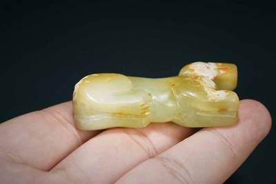 上海都达杂项专场90【全场包邮】  古玉生肖狗小摆件92-38