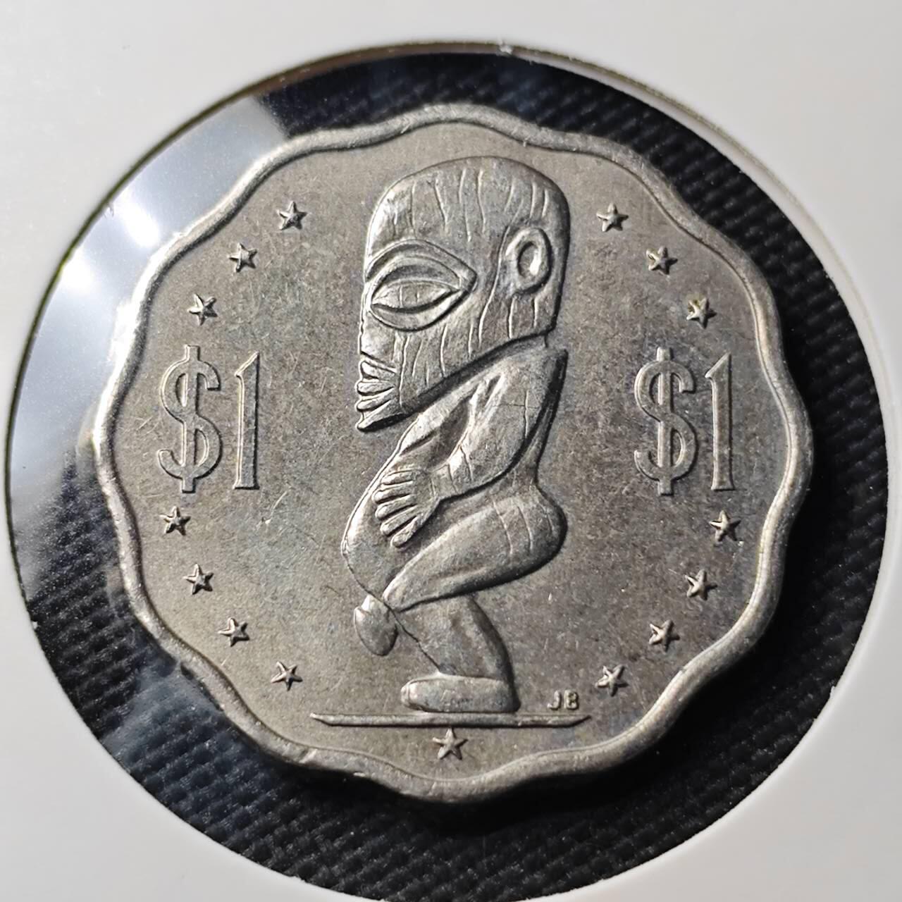 KK钱币收藏小铺   第404期 2月预留时间 周末发货 1987 库克1元