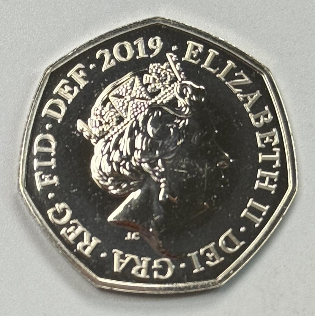 S&S Numismatic世界钱币-拍卖 第122期  英国2019年 柯南道尔诞辰160周年-神探福尔摩斯 50便士纪念币 BU