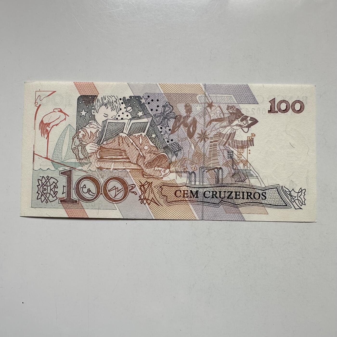 🌹外币初藏🌹🐯2026年第27场   每周二四六晚8️⃣点 接代拍 巴西1990年诗人塞西莉亚·梅雷莱斯 100克鲁赛罗