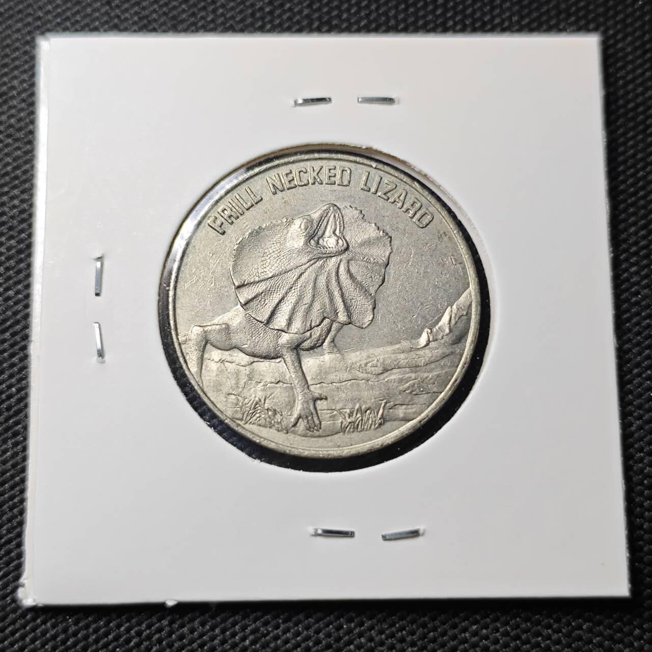 KK钱币收藏小铺   第404期 2月预留时间 周末发货  1988澳大利亚电轨动车章