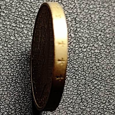 泉币菌-第206场-拍品多 请提前出价 1982年 西班牙100比赛塔 双柱盾徽厚铜币 25mm