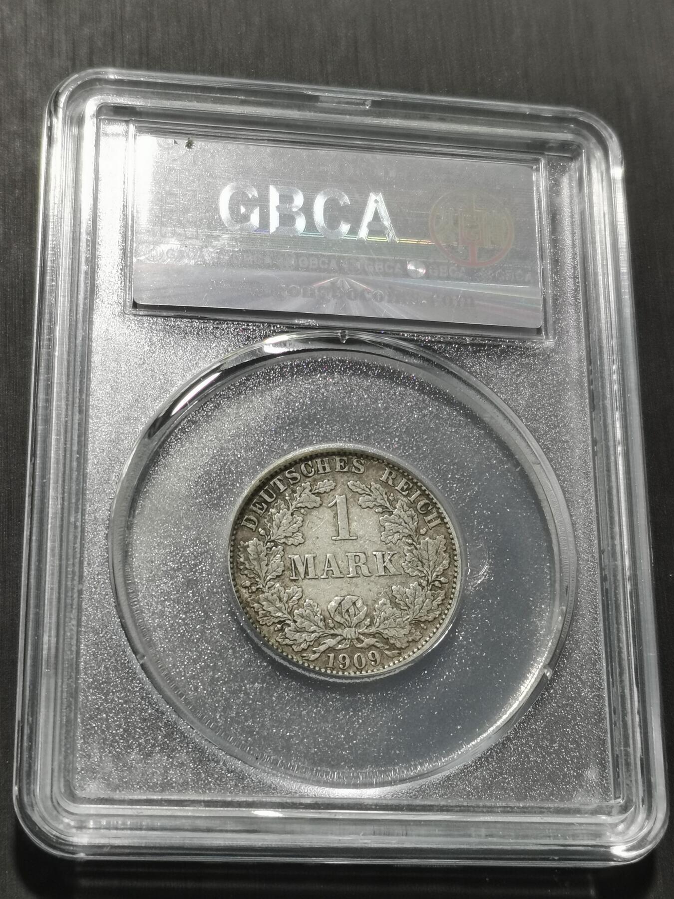 天下钱庄专场欢迎参拍 德国1马克银币